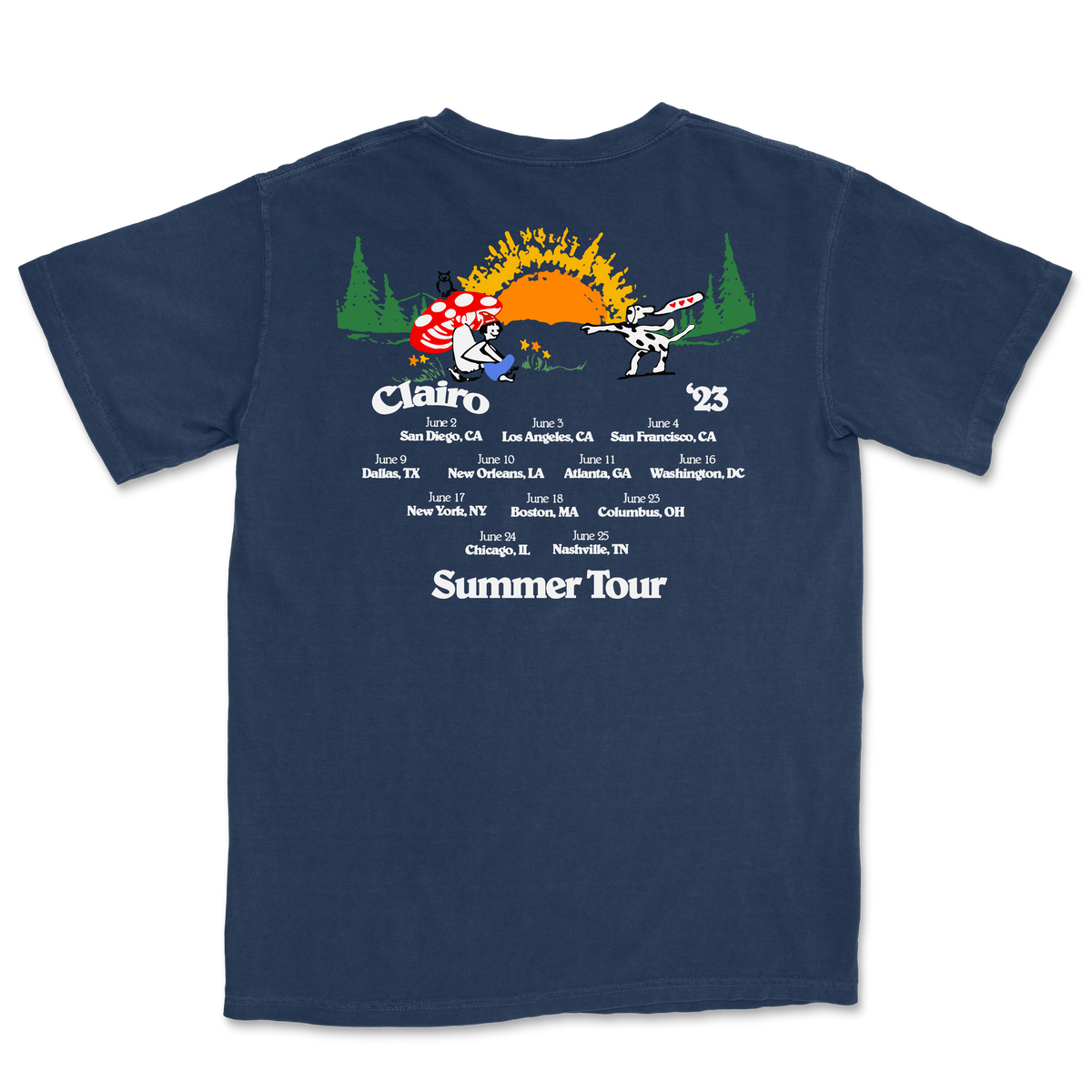 Clairo Tour Tee (Navy)