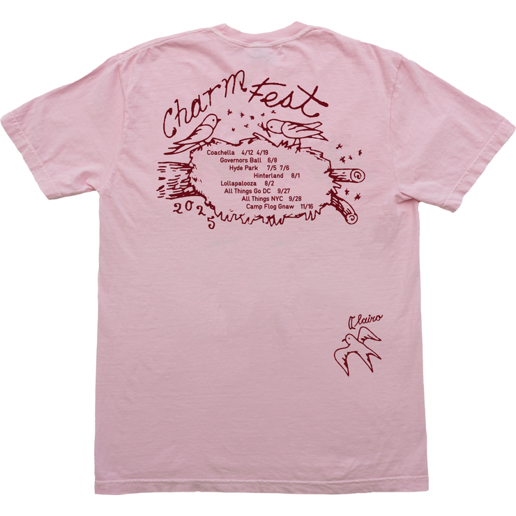 Charm Fest Tee (Blossom) – Clairo Charm Fest Tee (Blossom) – Clairo