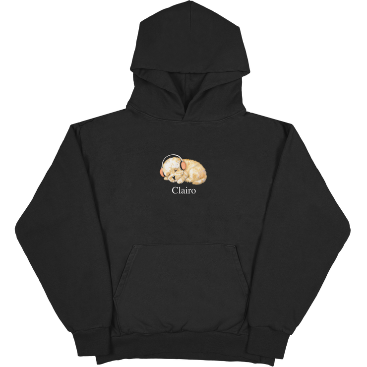 【公式グッズ】Clairo Dog Hoodie / パーカー Clairo Dog Hoodie II (Black)