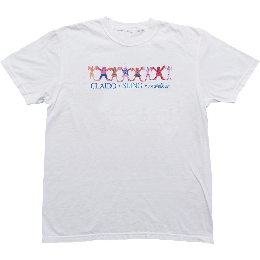 Clairo グッズ Tシャツ　S Sling Anniversary Tee (White) – Clairo