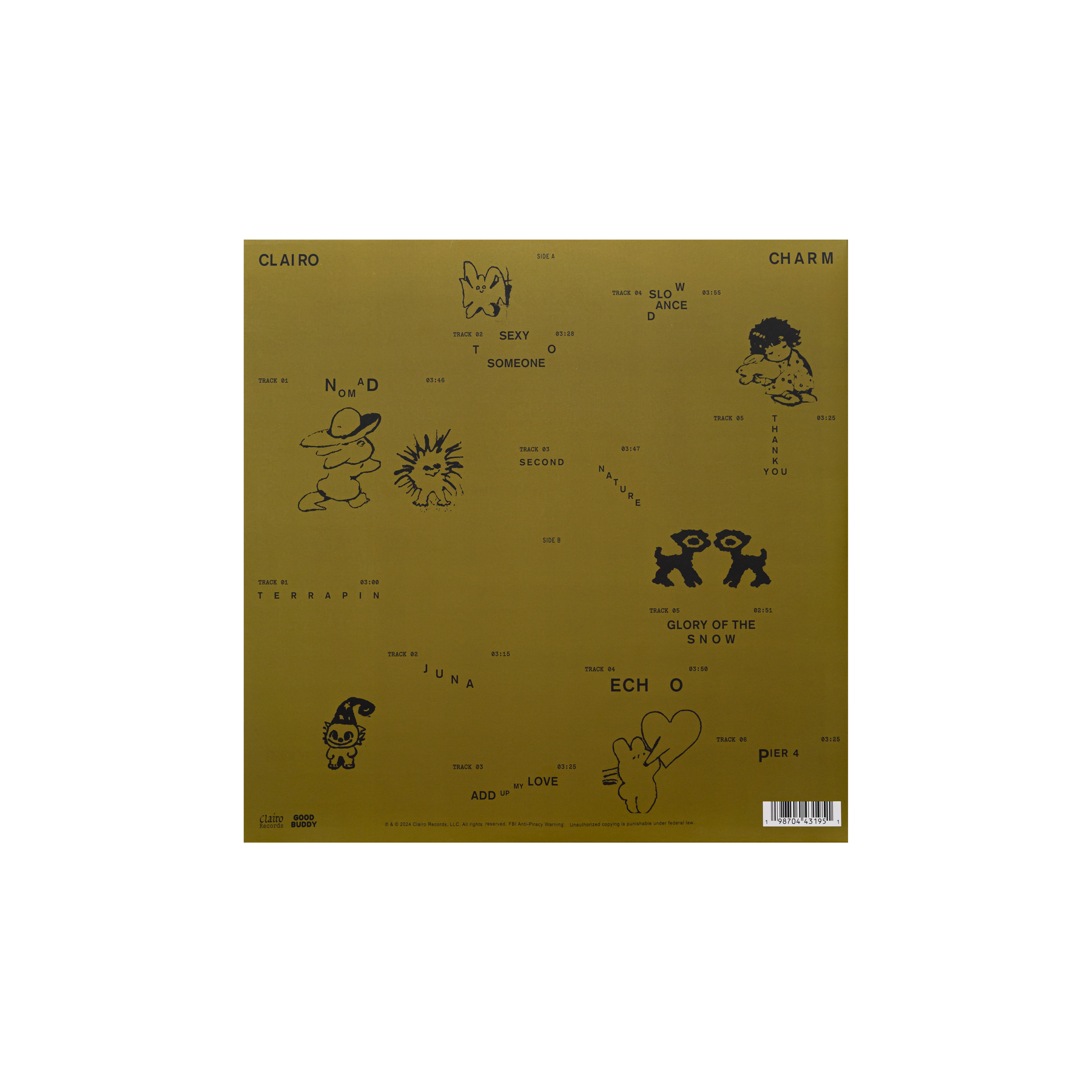 Clairo / Charm アナログレコード Black Vinyl 新品 Charm Vinyl – Clairo