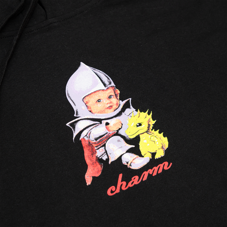 Charm Baby Knight Hoodie (Black)