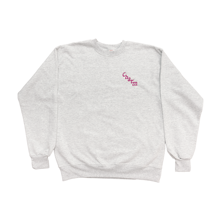 （ブランドロゴ）の人気ランキング Charm Clairo – (Ash) Crewneck ミュージシャン