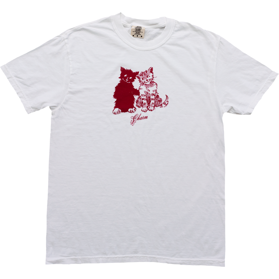 Charm Friends Tee (White) – Clairo