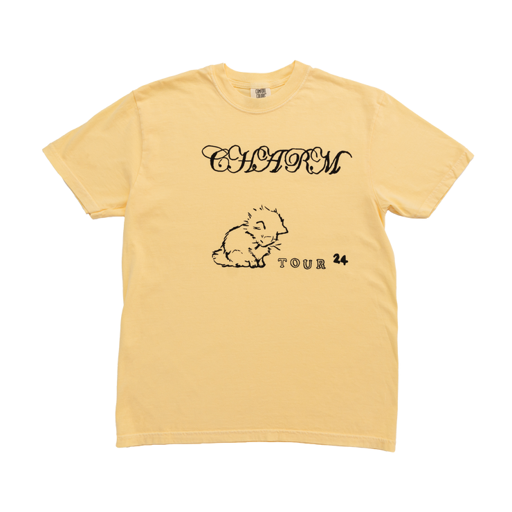 Charm Cat Tour Tee (Yellow)