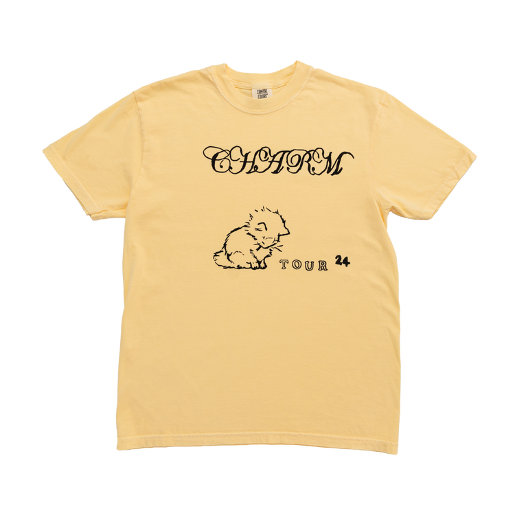 Charm Cat Tour Tee (Yellow)