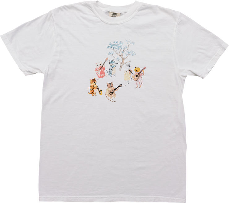 Charm Band Tee (White) – Clairo