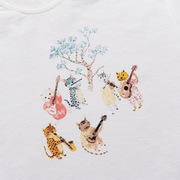 Charm Band Tee (White)