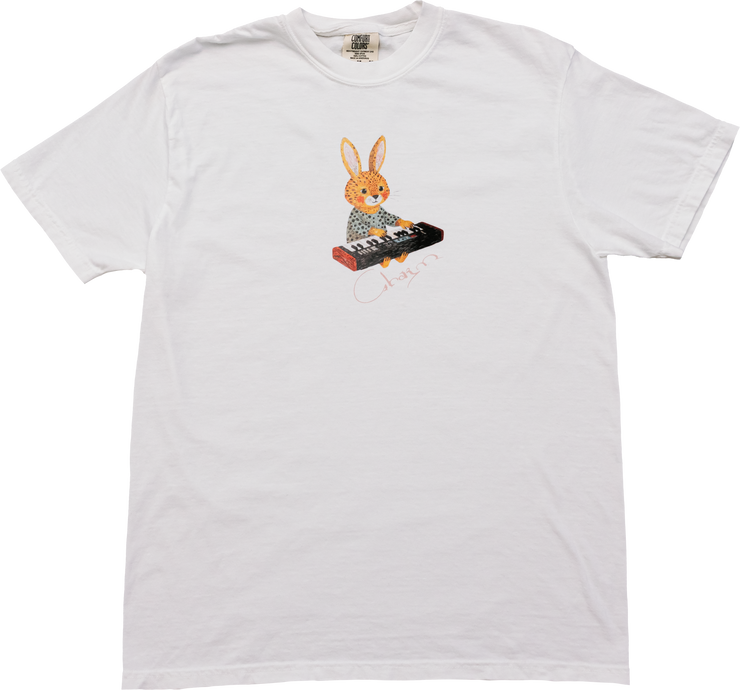 Charm Rabbit Tee (White)