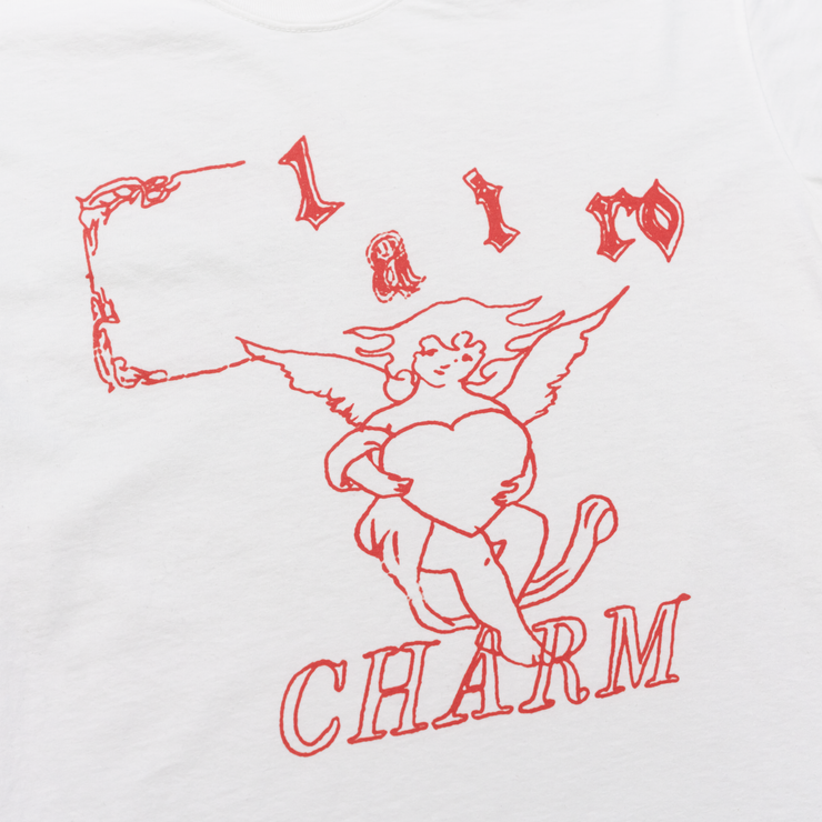 Charm Angel Tee (White)